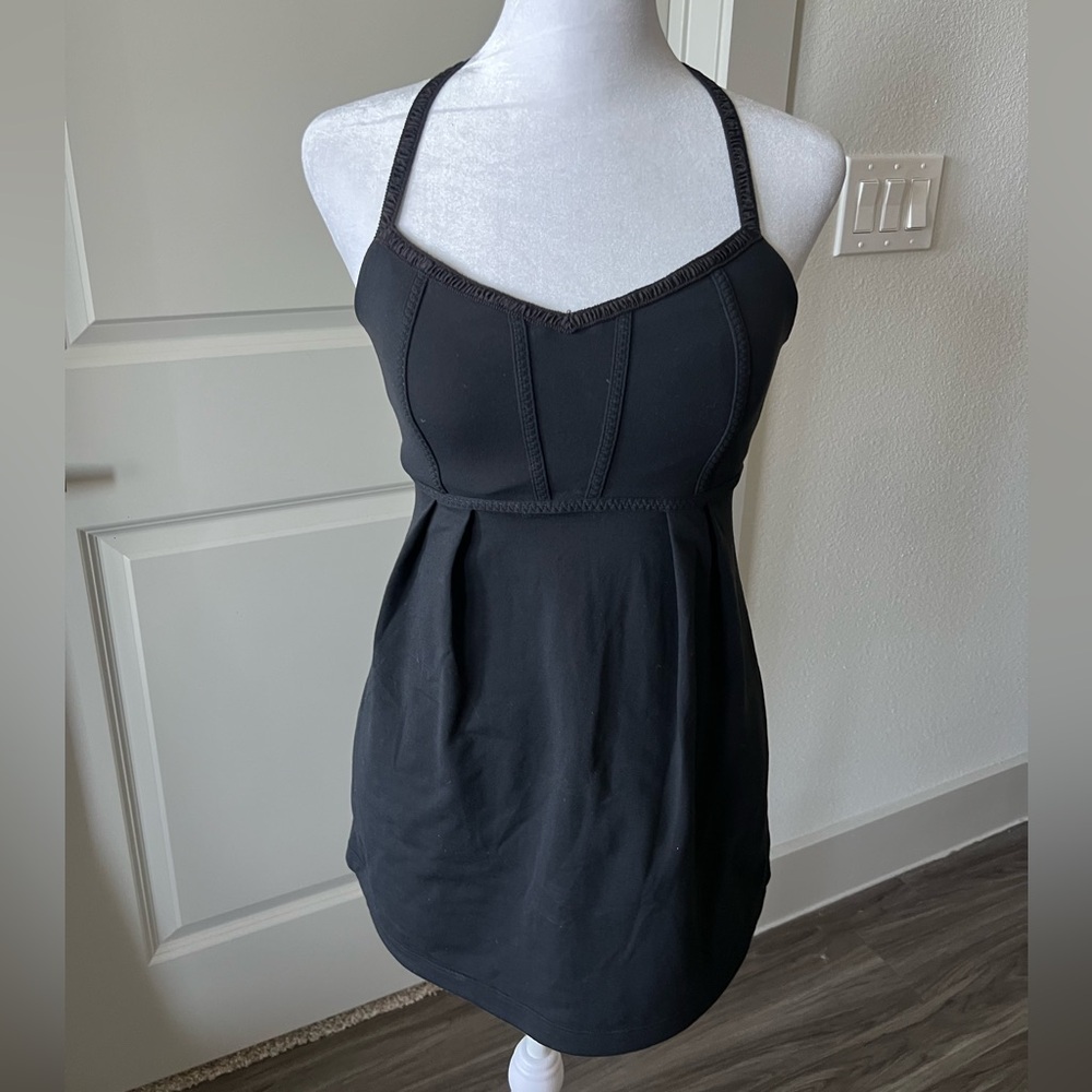 Black Halter workout top